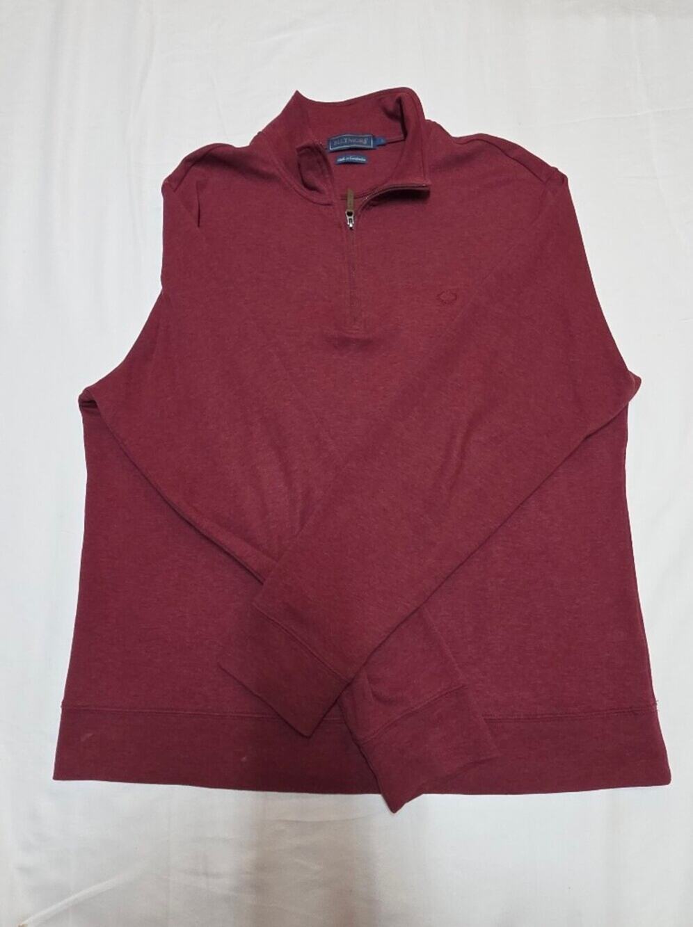 Biltmore Men’s Maroon Half-Zip Pullover Sweater